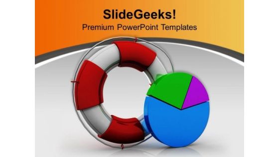 Rescue Pie Chart Business PowerPoint Templates And PowerPoint Themes 1112