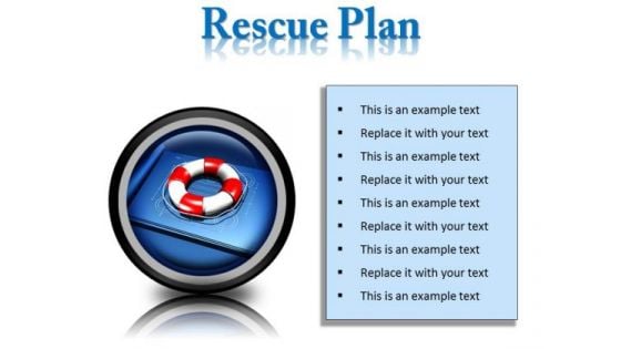 Rescue Plan Metaphor PowerPoint Presentation Slides Cc