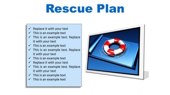 Rescue Plan Metaphor PowerPoint Presentation Slides F