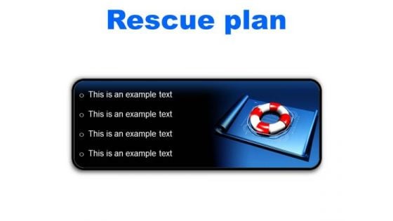 Rescue Plan Metaphor PowerPoint Presentation Slides R