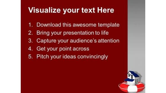 Rescue Real Estate PowerPoint Templates And PowerPoint Themes 1012