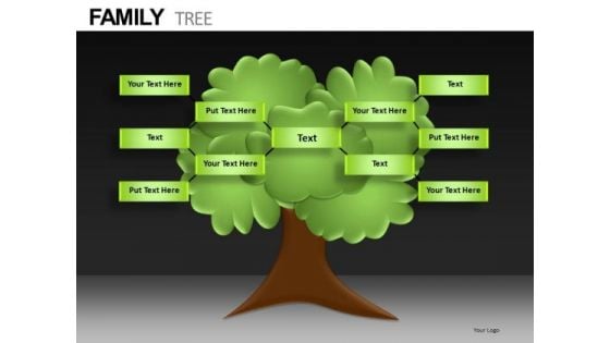 Research Family Tree PowerPoint Templates