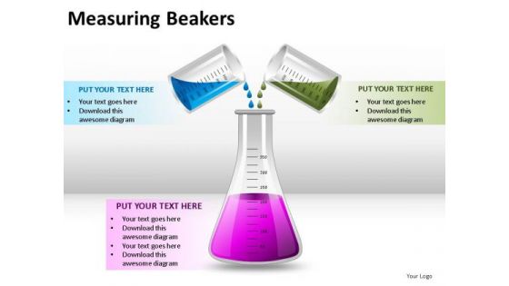 Research Measuring Beakers PowerPoint Slides And Ppt Diagram Templates