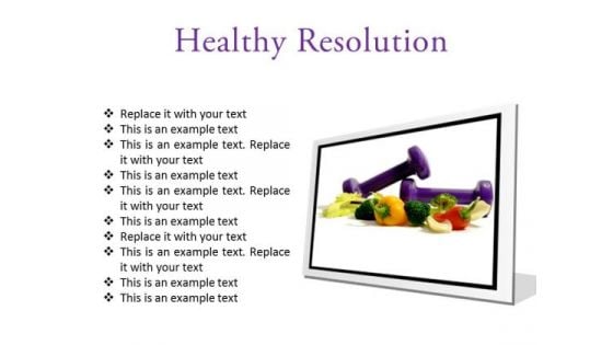 Resolution Health PowerPoint Presentation Slides F