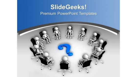 Resolve Major Questions With Team PowerPoint Templates Ppt Backgrounds For Slides 0613