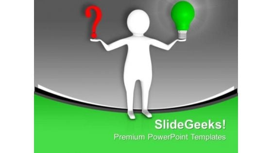 Resolve The Issues With Innovative Thinking PowerPoint Templates Ppt Backgrounds For Slides 0713