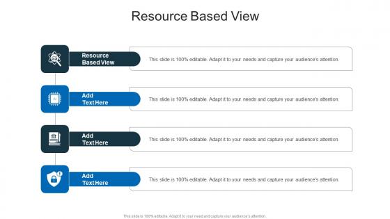 Resource Based View In Powerpoint And Google Slides Cpb