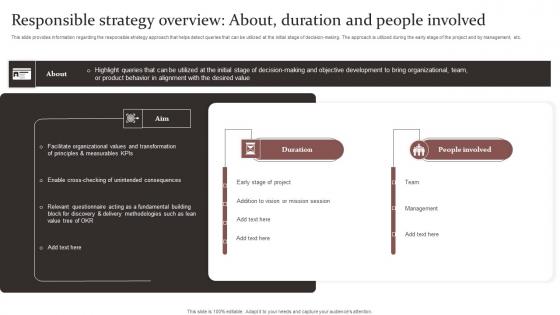 Responsible Strategy Overview Responsible Technology Governance Manual Professional Pdf