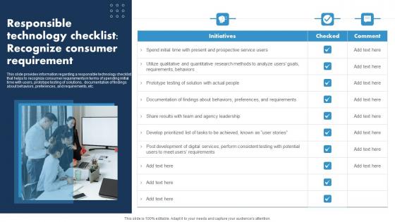 Responsible Technology Checklist Recognize Responsible Tech Guide To Manage Guidelines Pdf Responsible Technology Checklist Recognize Responsible Tech Guide To Manage Guidelines Pdf