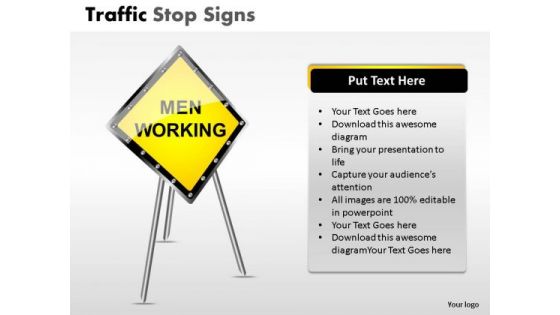 Restricted Area Traffic Stop PowerPoint Slides And Ppt Diagram Templates