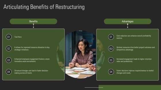 Restructuring Implementation Strategy Overview PPT Structure AT Slide13