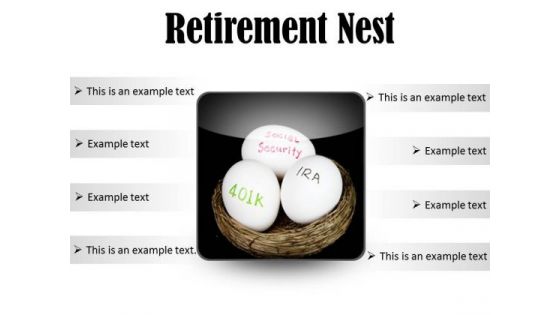 Retirement Nest Future PowerPoint Presentation Slides S