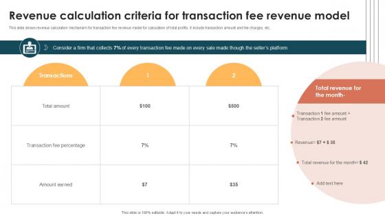 Revenue Calculation Criteria For Internet Based Trade Structure Ppt Template Revenue Calculation Criteria For Internet Based Trade Structure Ppt Template