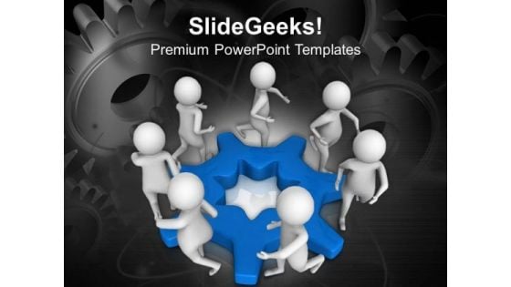 Revolve Around Team Solution PowerPoint Templates Ppt Backgrounds For Slides 0513 Revolve Around Team Solution PowerPoint Templates Ppt Backgrounds For Slides 0513