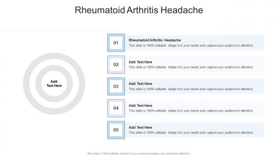 Rheumatoid Arthritis Headache In Powerpoint And Google Slides Cpb