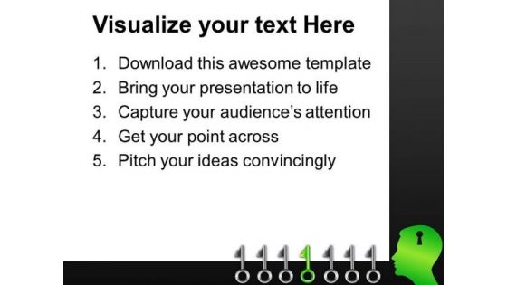 Right Key Solution Security PowerPoint Templates And PowerPoint Themes 0612