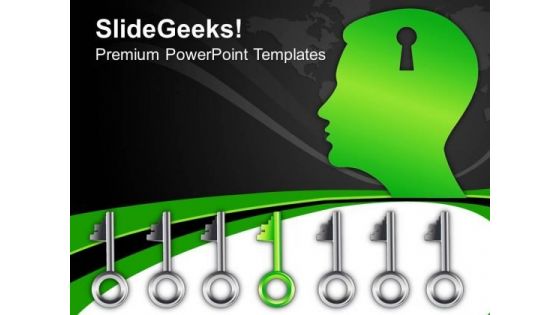 Right Key Solution Security PowerPoint Templates And PowerPoint Themes 0612