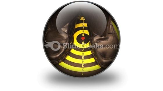 Right On Target PowerPoint Icon C