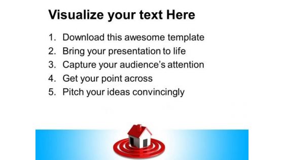 Right On Target Real Estate PowerPoint Templates And PowerPoint Themes 0812