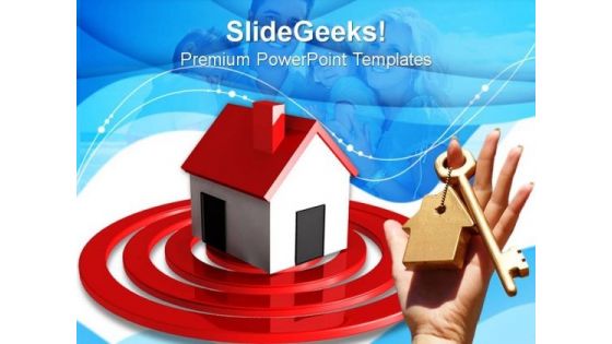 Right On Target Real Estate PowerPoint Templates And PowerPoint Themes 0812