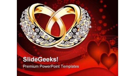 Rings Wedding PowerPoint Templates And PowerPoint Backgrounds 0311 Rings Wedding PowerPoint Templates And PowerPoint Backgrounds 0311