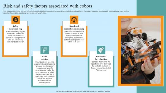 Risk And Safety Factors Associated With Cobots Hyper Automation Solutions Graphics Pdf