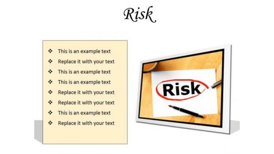 Risk Business PowerPoint Presentation Slides F