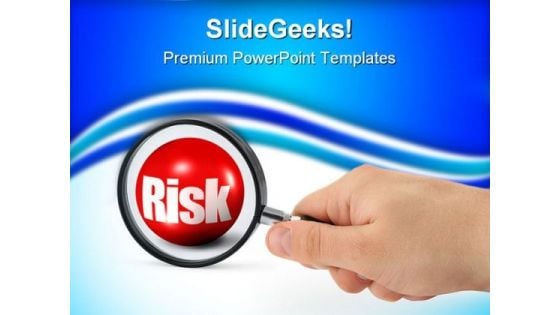 Risk Finance Business PowerPoint Backgrounds And Templates 1210