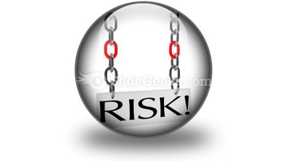 Risk Hanging PowerPoint Icon C