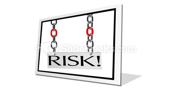 Risk Hanging PowerPoint Icon F