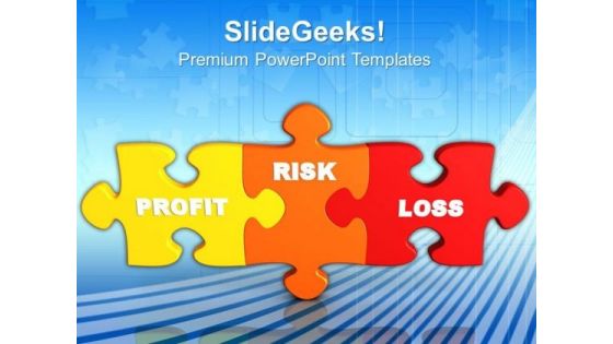 Risk Loss Profit Business PowerPoint Templates And PowerPoint Themes 0812