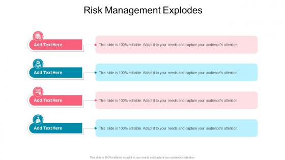 Risk Management Explodes In Powerpoint And Google Slides Cpb