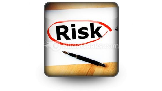 Risk PowerPoint Icon S