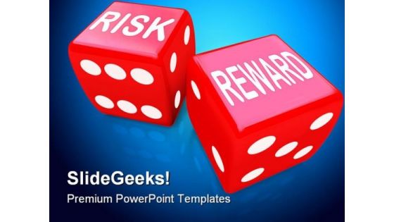 Risk Reward Finance PowerPoint Backgrounds And Templates 1210