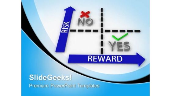 Risk Vs Reward Matrix Targets PowerPoint Templates And PowerPoint Themes 0812