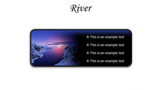 River Sunset PowerPoint Presentation Slides R