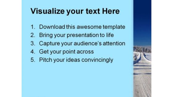 Road01 Nature PowerPoint Themes And PowerPoint Slides 0811