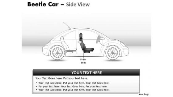 Road Red Beetle Car PowerPoint Slides And Ppt Diagram Templates