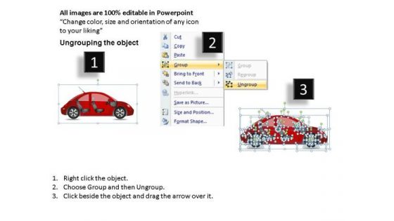 Road Red Beetle Car PowerPoint Slides And Ppt Diagram Templates