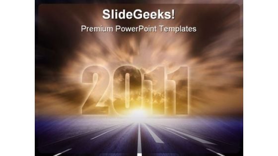 Road To 2011 Business PowerPoint Backgrounds And Templates 0111 Road To 2011 Business PowerPoint Backgrounds And Templates 0111
