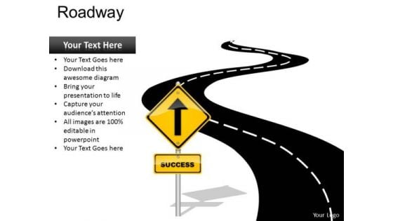 Road To Success PowerPoint Slides And Editable Ppt Templates