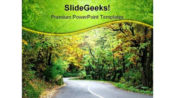 Road Travel PowerPoint Templates And PowerPoint Backgrounds 0311