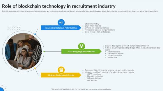 Role Of Blockchain Technology In Enhancing Recruitment Process PPT Presentation Role Of Blockchain Technology In Enhancing Recruitment Process PPT Presentation