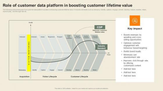 Role Of Customer Data Platform In Boosting Usability Of CDP Software Tool Infographics Pdf