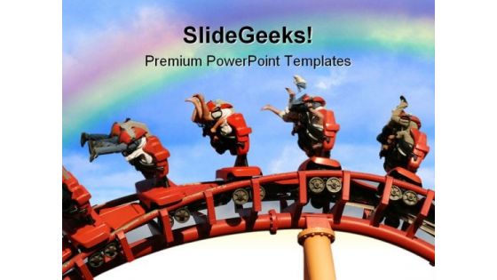 Roller Coaster Holidays PowerPoint Templates And PowerPoint Backgrounds 0111