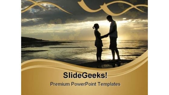 Romantic Couple Youth PowerPoint Templates And PowerPoint Backgrounds 0811