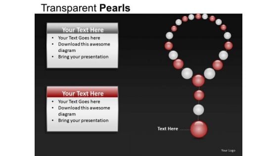 Rosary Christ Transparent Pearls PowerPoint Slides And Ppt Diagram Templates