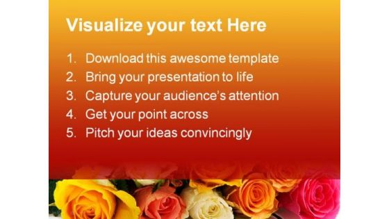 Roses Beauty PowerPoint Themes And PowerPoint Slides 0411
