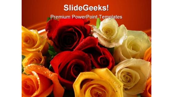 Roses Nature PowerPoint Templates And PowerPoint Backgrounds 0511