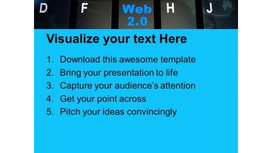 Rss Web On Keyboard Internet PowerPoint Templates Ppt Backgrounds For Slides 0113